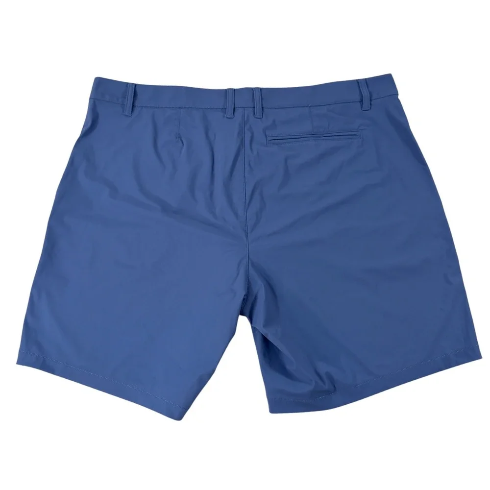 Rhone Resort Short Mens 38 Blue Technical Performance Stretch Golf Shorts 8